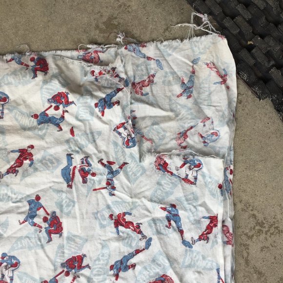 Vintage Baseball Fabric. Dodgers, Cubs, Pirates, Mets, Giants, Braves - Picture 5 of 9